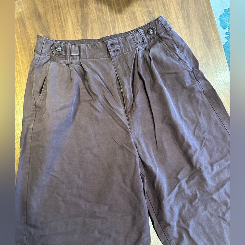 Madewell Brown Wide Leg Pants